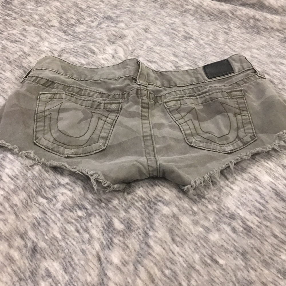 True Religion Camo Shorts